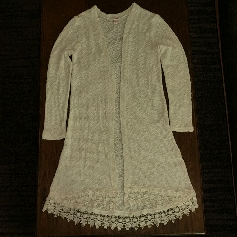 Long, cardigan